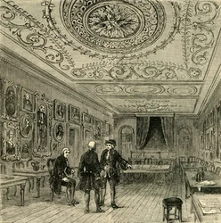 Det gamla rummet i Evanss., 1881.