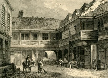 The Old Tabard Inn, c1878.