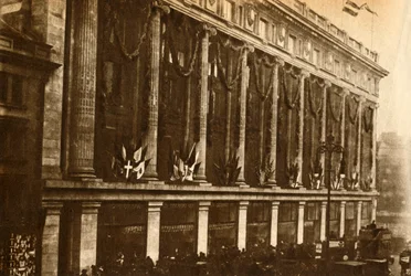 The Opening of Selfridges, 1909, 1933.