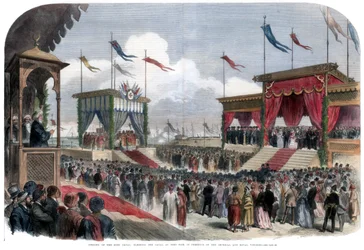 Öppnandet av Suezkanalen, Port Said, Egypten, 17 november 1869