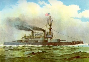Oregons race för Kuba, 1898