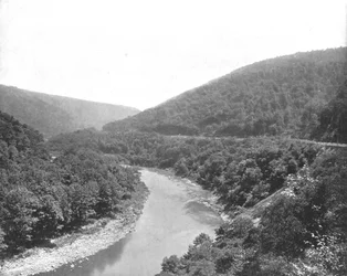 The Packsaddle, Allegheny Mountains, Pennsylvania, USA, c1900.