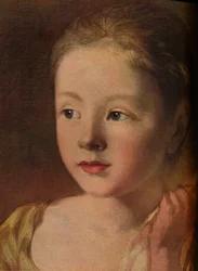The Painters Daughters jagar en fjäril, detalj, c1756, 1937