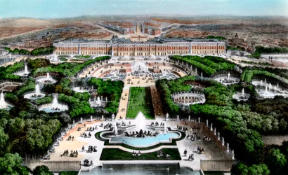 Slottet i Versailles, Paris, Frankrike, tidigt 1900-tal