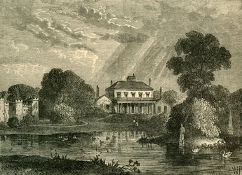 Paviljongen, Hans Place, år 1800, c1876.