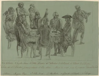 Filosofernas måltid, efter 1772.