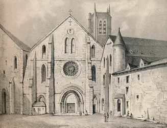 Portalen till klostret St Genevieve, 1915