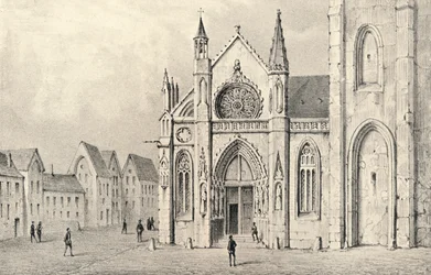 Portalen till kyrkan St Jacques la Boucherie, 1915