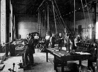 Myntverket i Pretoria innan det togs över av britterna, Transvaal, Sydafrika, 1900