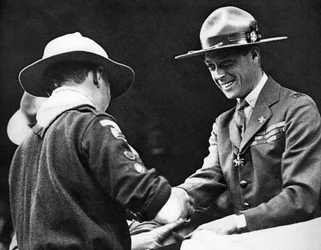 Prinsen av Wales som Chief Scout of Wales, 1926