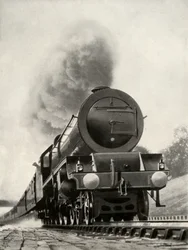 Princess Royal, en expressmotor av typen 4-6-2 på L.M.S. system, 1935.