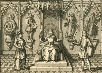 The Principal Idols of the Saxons, dyrkan i Storbritannien, sent 1500-tidigt 1600-tal