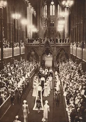 Processionen in i klostret, 1937
