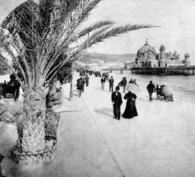 Promenade des Anglais, Nice, Frankrike, sent 1800-tal