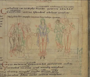 The Psychomachia av Prudentius, 1000-talet