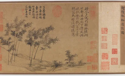 The Pure Recluse of Bamboo Creek, Ming-dynastin, 1400-talet.