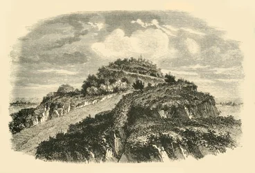 Pyramiden i Cholula, 1890.