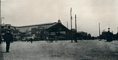 Järnvägsstationen, Santiago, 1911