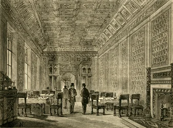 The Refreshment-Room of the House of Lords, 1881.