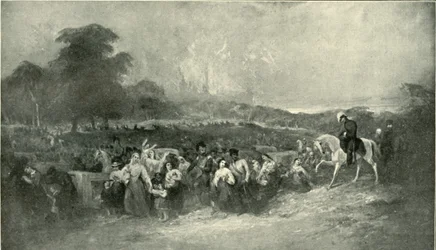 The Relief of Lucknow - Att leda de lidande till det brittiska lägret, 1901.