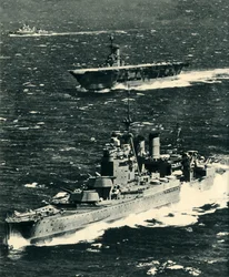 The Renown, the Ark Royal, and the Sheffield, c1939-1941, 1942.