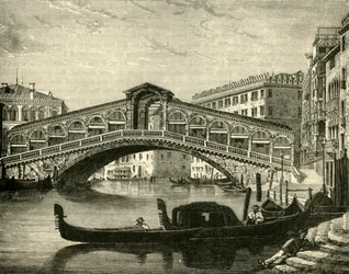 Rialto, Venedig, 1890.