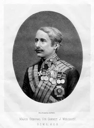 The Right Honorable Garnet Joseph Wolseley, brittisk fältmarskalk, 1880
