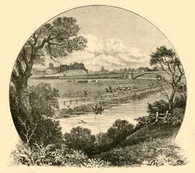 Rooeye, från järnvägsbron, 1898.