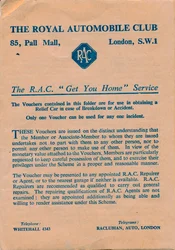 The Royal Automobile Club-kuponger, 1952