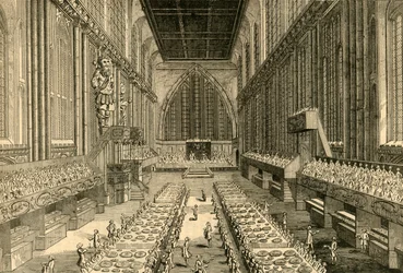Den kungliga banketten i Guildhall, 1761, 1897.