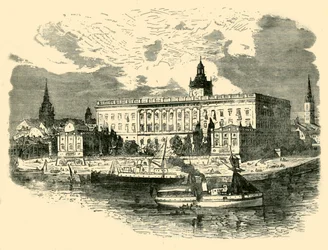 Kungliga slottet, Stockholm, 1890.