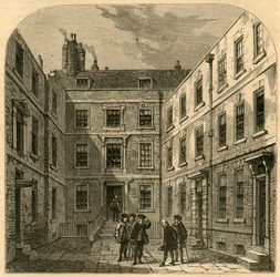 Royal Societys House i Crane Court, 1897.