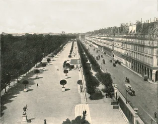 Rue de Rivoli, Paris, Frankrike, 1895.