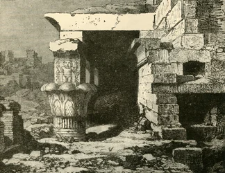 Ruinerna vid Denderah, 1890.