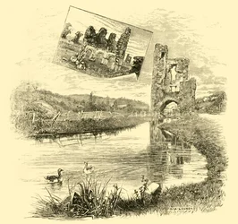 Ruinerna av Mellifont Abbey, 1898.