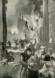 Säcken av Louvain, 1919.
