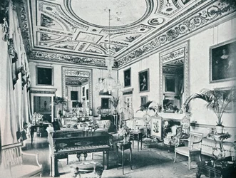 The Salon, Avington, c1908