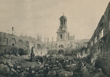 Det andra kungliga utbytet efter branden 1838, 1928