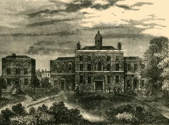 Smittkoppssjukhuset, Kings Cross, 1800, c1876.