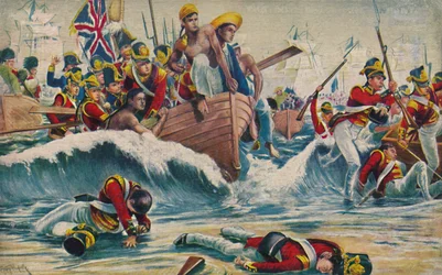 Somerset lätta infanteri. Den desperata landningen vid Aboukir Bay, 1801, 1939