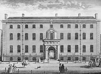 Söderhavshuset 1754, mitten av 1700-talet, 1928