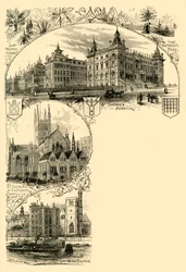 Södra förorterna, c1878.