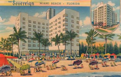 Suveränen. Miami Beach, Florida, c1940-talet