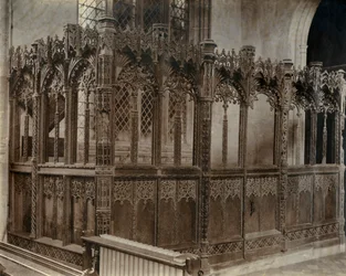 The Spring Chantry i kyrkan St Peter and St Paul, Lavenham, Suffolk.