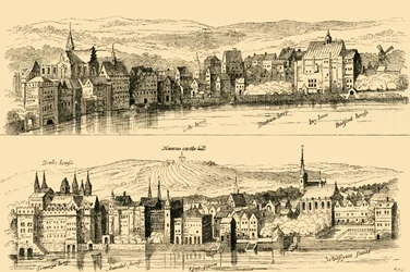 Stranden från Themsen, sextonde århundradet, 1881.