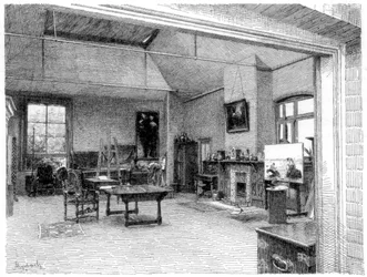 The Studio, East, c1880-1882