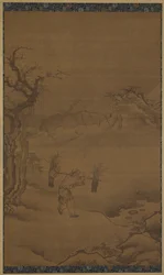 Den flitige vedhuggaren Zhu Maichen, 1500-talet.