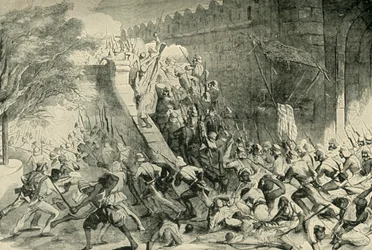 Intagandet av Kashmirporten, 1901.