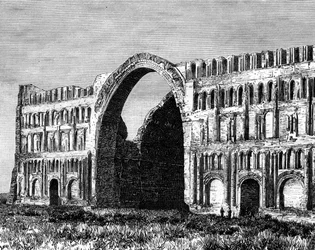 Taq-i Kisra, Ctesiphon, Irak, 1800-talet