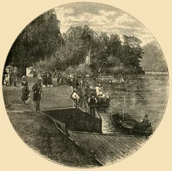Themsen vid Ray Mead, 1898.